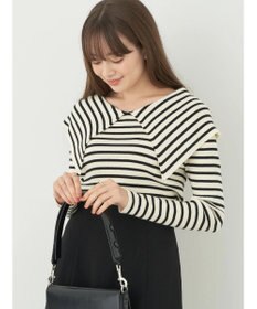 earth music&ecology ＢＩＧカラーニットプルオーバー