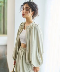 #Newans 【UVカット/撥水/接触冷感】ギャザーブラウス ラッシュガード