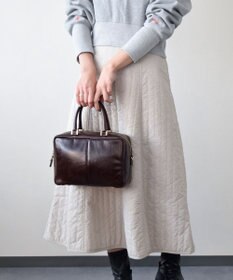 INTER-CHAUSSURES 【CHRISTIAN VILLA】センターシームハンドバッグ