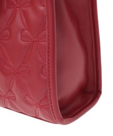 Maison de FLEUR スカーフ付きリボンキルティングスクエアトート