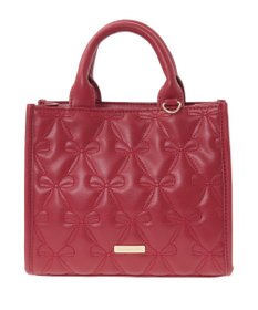 スカーフ付きリボンキルティングスクエアトート / Maison de FLEUR