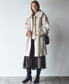 組曲 ルーズフィットタートル ニット