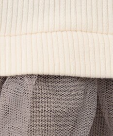 ANY KIDS パール付きペプラムトレーナー