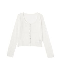 earth music&ecology シアーリブカーディガン