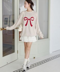 WEGO グラフィックニットBIGプルオーバー