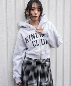 WEGO グラフィックショートZIPパーカー