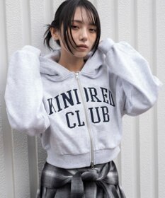 WEGO グラフィックショートZIPパーカー