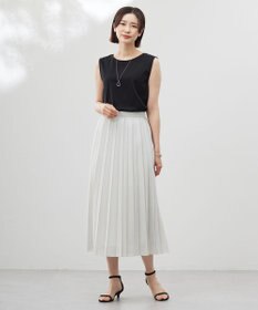 J.PRESS LADIES 【洗える】シアータフタ プリーツ スカート