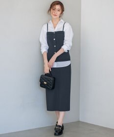 23区 【洗える】ヴィスコースストレッチ ニット ビスチェ