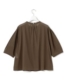 23区 L 【洗える】クリアトリコットジャージー ギャザーフォルム カットソー