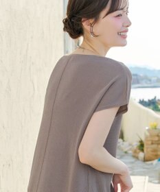 Tiaclasse 【新色追加】フレンチスリーブニットチュニック