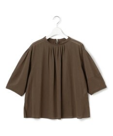 23区 S 【洗える】クリアトリコットジャージー ギャザーフォルム カットソー