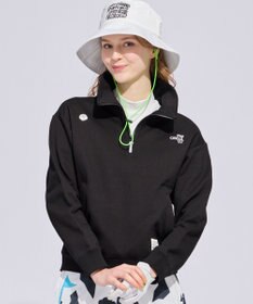 PW CIRCULUS 【WOMEN】ハーフジップ 裏毛スウェットトップス ゴルフウェア レディース