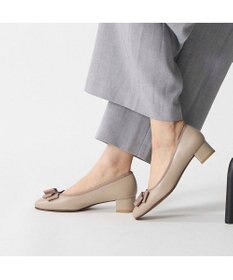 Riz raffinee <Riz raffinee>スクエアトゥリボンパンプス