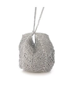 UNBILLION カシュカシュ cachecache / メタリック糸手編みポシェット