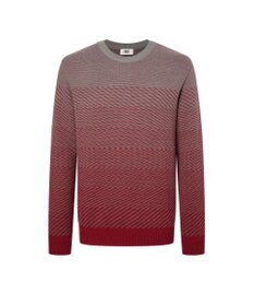 DAKS 【DAKS GOLF】グラデーションパターンニット