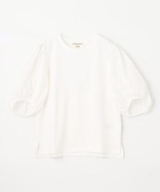 ANY スリーブレースコンビTシャツ
