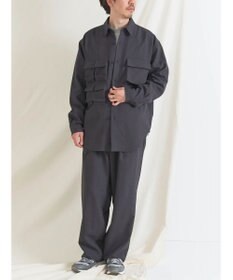 CRAFT STANDARD BOUTIQUE ポリエステルツイルポケッタブルシャツ