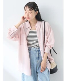 earth music&ecology ウ゛ィンテージボタンフロントポケットシャツ