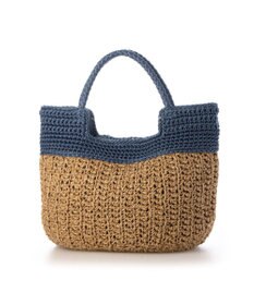 UNBILLION カシュカシュ cachecache / 切り替え編みクロッシェ2wayミニトート