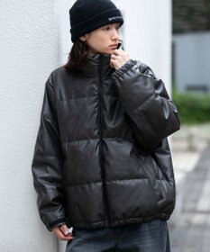 WEGO 【ユニセックス着用ITEM】PUパファーブルゾン