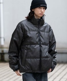 WEGO 【ユニセックス着用ITEM】PUパファーブルゾン