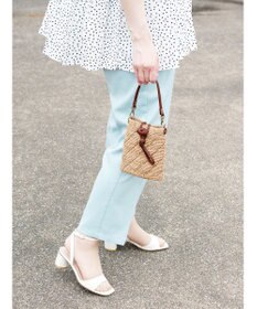 IBIZA ラフィア　スマートフォンポシェット