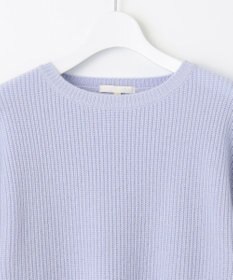 自由区 【洗える】ウールカシミヤブレンドプルオーバー ニット