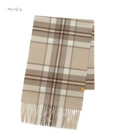 MOONBAT WEB限定【洗える】ミエル (miel) カシミヤ100％ チェックマフラー