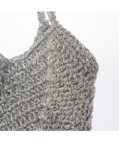 UNBILLION カシュカシュ cachecache / メタリック糸手編みポシェット