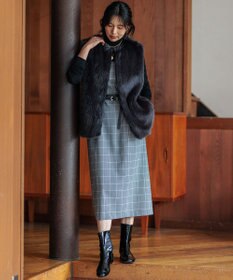 23区 ラウンドトゥ ショート ブーツ