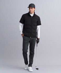 23区GOLF 【MEN】裏起毛ジャージーパンツ ストレッチ モノグラム 上品スタイル