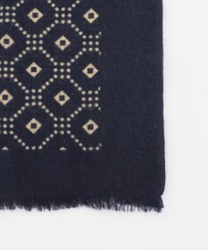 JOSEPH ABBOUD 【イタリア製/CAMERUCCI ARCHIVIO】ジオメトリッククレスト ストール