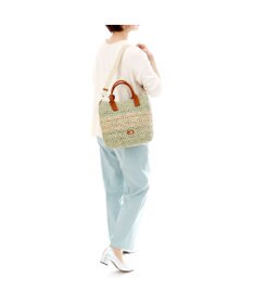 IBIZA ラフィア　2WAYバッグ