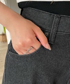 WEGO 【MLサイズ展開】ハートサイドラインストレートパンツ