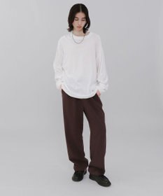 WEGO 【ウエストゴム/SMLサイズ展開】TRイージーストレートパンツ