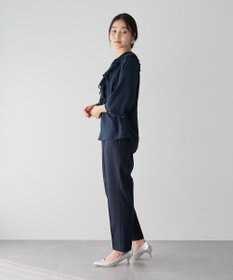 YECCA VECCA アシメラッフルブラウス