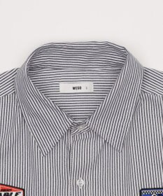 WEGO 【ユニセックス着用ITEM/MLサイズ展開】オックスフォードワッペンシャツ（SS）