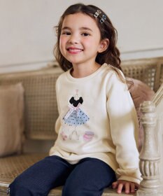 ANY KIDS ドレスモチーフ 裏シャギー トレーナー