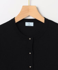 組曲 【先行予約】シアーニット5分袖 カーディガン