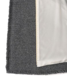 BEIGE， MILLAM / フェイクレザーパッチツイードジャケット