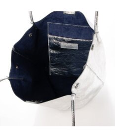 UNBILLION カシュカシュ cachecache / クラッシュメタリック肩入れバケツトートバッグ