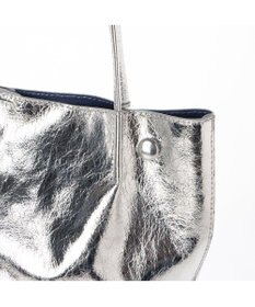 UNBILLION カシュカシュ cachecache / クラッシュメタリック肩入れバケツトートバッグ