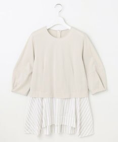 自由区 S 【洗える】カラミストライプコンビジャージ トップス