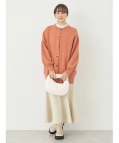 earth music&ecology やわらかタッチミドル丈カーディガン