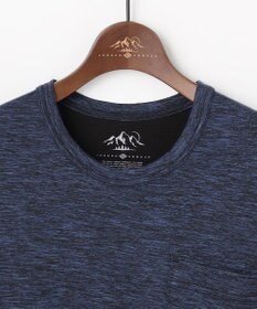 JOSEPH ABBOUD MOUNTAIN 【ゆったり】ランダムスラブリップ アウトドア Tシャツ