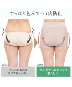 BRADELIS New York 【BRADELIS NewYork peace】シルク混素肌しっとりDailyショーツ26 ブラデリス 補正下着 深め