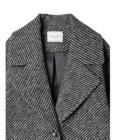 AMERICAN HOLIC ツイードライクコクーンミディコート