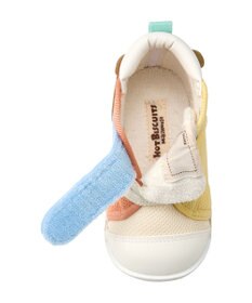 MIKI HOUSE HOT BISCUITS 【11.5-13.5cm】 顔ドン メッシュ素材 ファースト ベビーシューズ