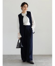 Te chichi 【セレモニーアイテム】2タックワイドパンツ（セットアップ可）